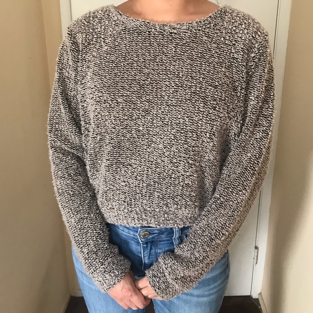 Crop Sweater Size Large